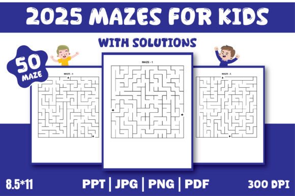 Download 2025 Mazes for Kids Editable Template - Mazes for kids Collection