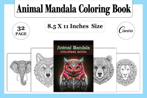 Download 🐾 Animal Mandala Coloring Book - Premium Resources