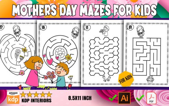 Download Mother's Day Mazes for Kids - Mazes for kids Collection