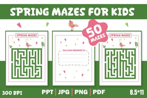 Download Spring Mazes for Kids - Mazes for kids Collection