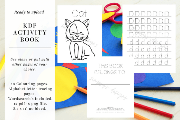 Download KDP Activity Book Featuring Farm Animals - Kdp activity book Collection