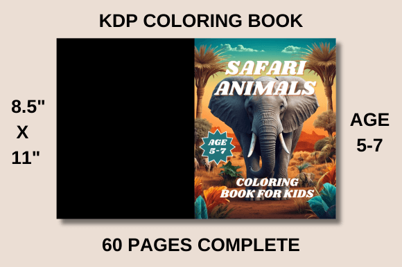 Download KDP Coloring Book for Kids 60 Pages - Premium Bundle