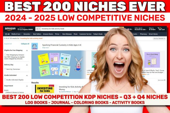 Download +200 KDP NICHES LOW COMPETITIVE KEYWORDS - Low competitive Collection